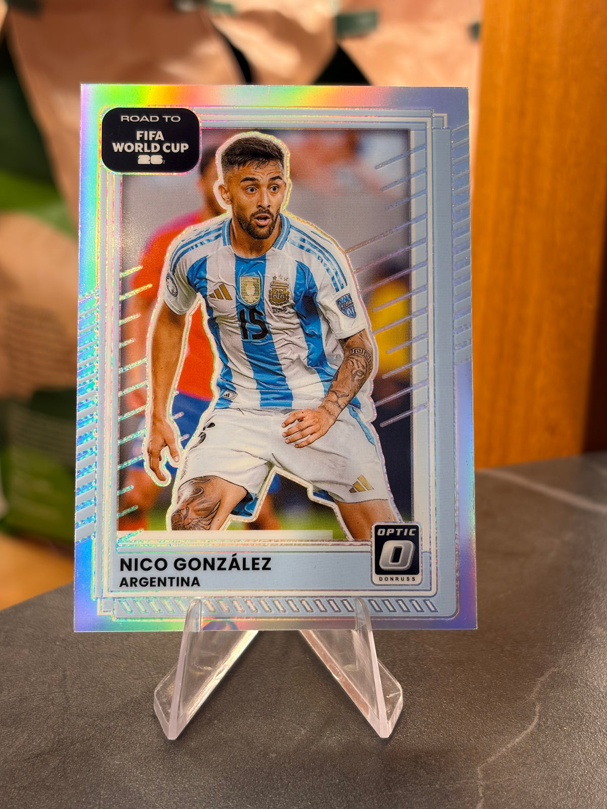 Nico González — Panini Donruss Optic Road to FIFA World Cup 2026 (No. 169), base