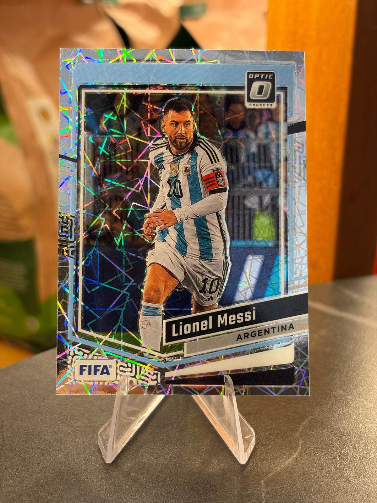 Lionel Messi — Panini Donruss Optic 2023-24 (No. 1), paralela Velocity