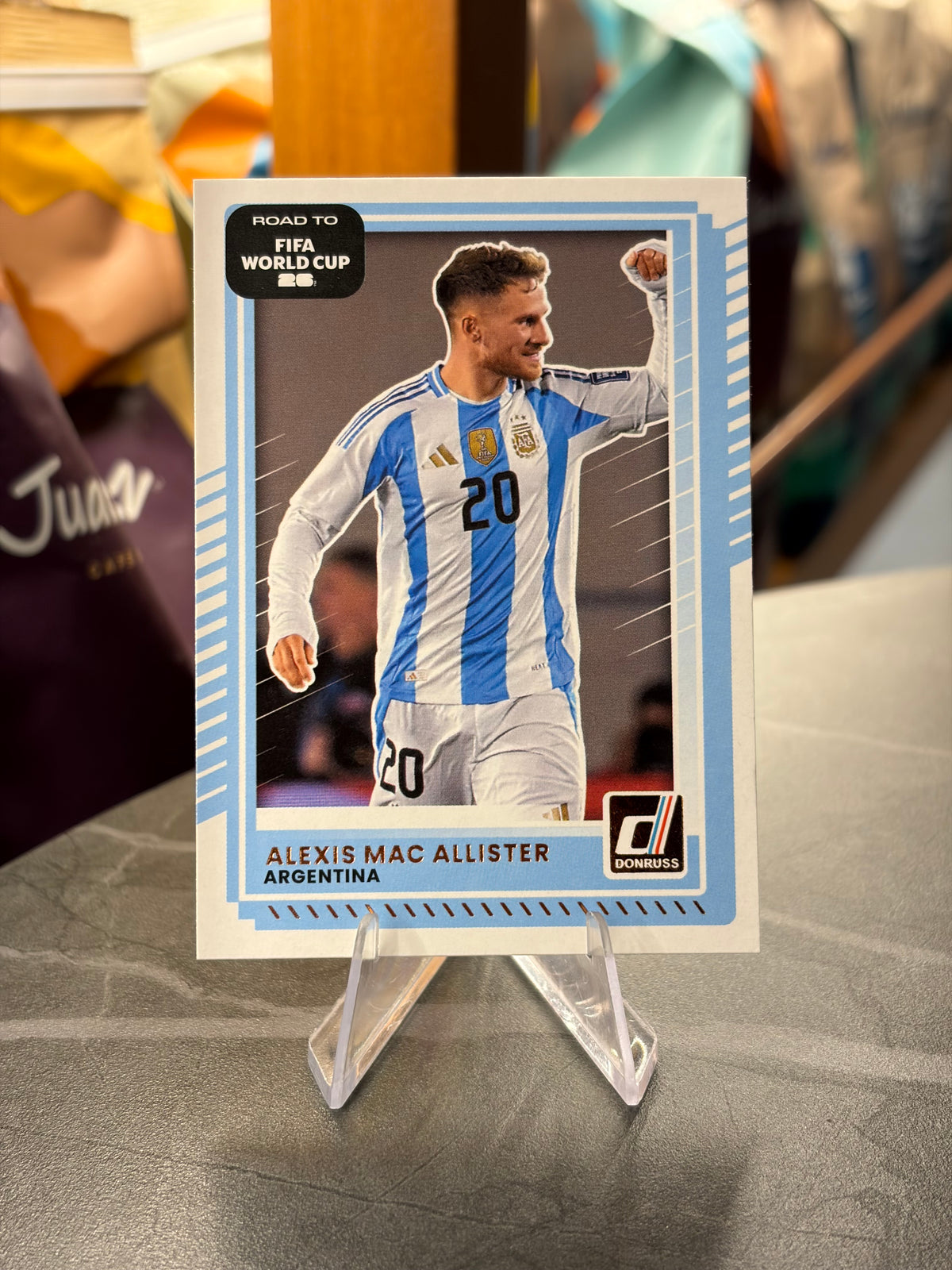 Alexis Mac Allister — Panini Donruss Road to FIFA World Cup 2026 (No. 156), base