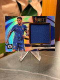 Enzo Fernández — Panini Select 2024-25 (No. JS-EF), Jumbo Swatches Silver