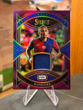 Raphinha — Panini Select 2024-25 (No. SW-RA), Select Swatches Purple 43/49