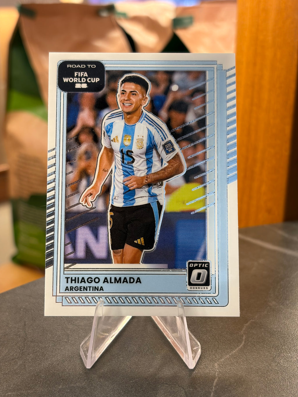 Thiago Almada — Panini Donruss Optic Road to FIFA World Cup 2026 (No. 155), base