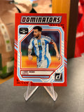 Lionel Messi — Panini Donruss Road to FIFA World Cup 2026 (No. 3), insert Dominator Red