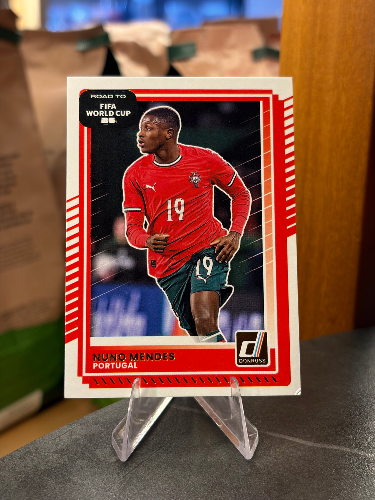 Nuno Mendes — Panini Donruss Road to FIFA World Cup 2026 (No. 92), base