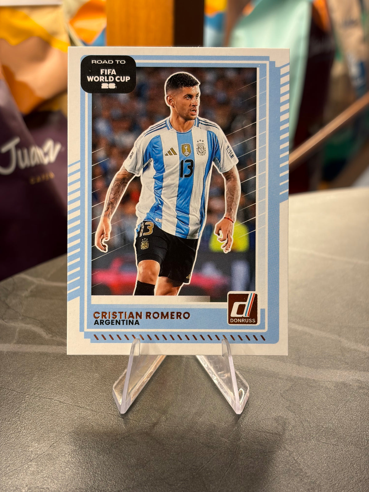 Cristian Romero — Panini Donruss Road to FIFA World Cup 2026 (No. 162), base
