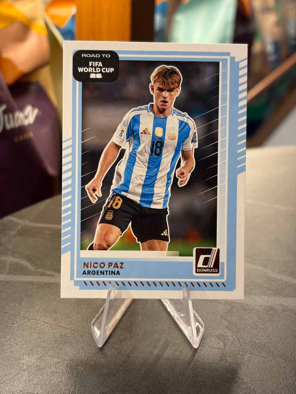 Nico Paz — Panini Donruss Road to FIFA World Cup 2026 (No. 164), base