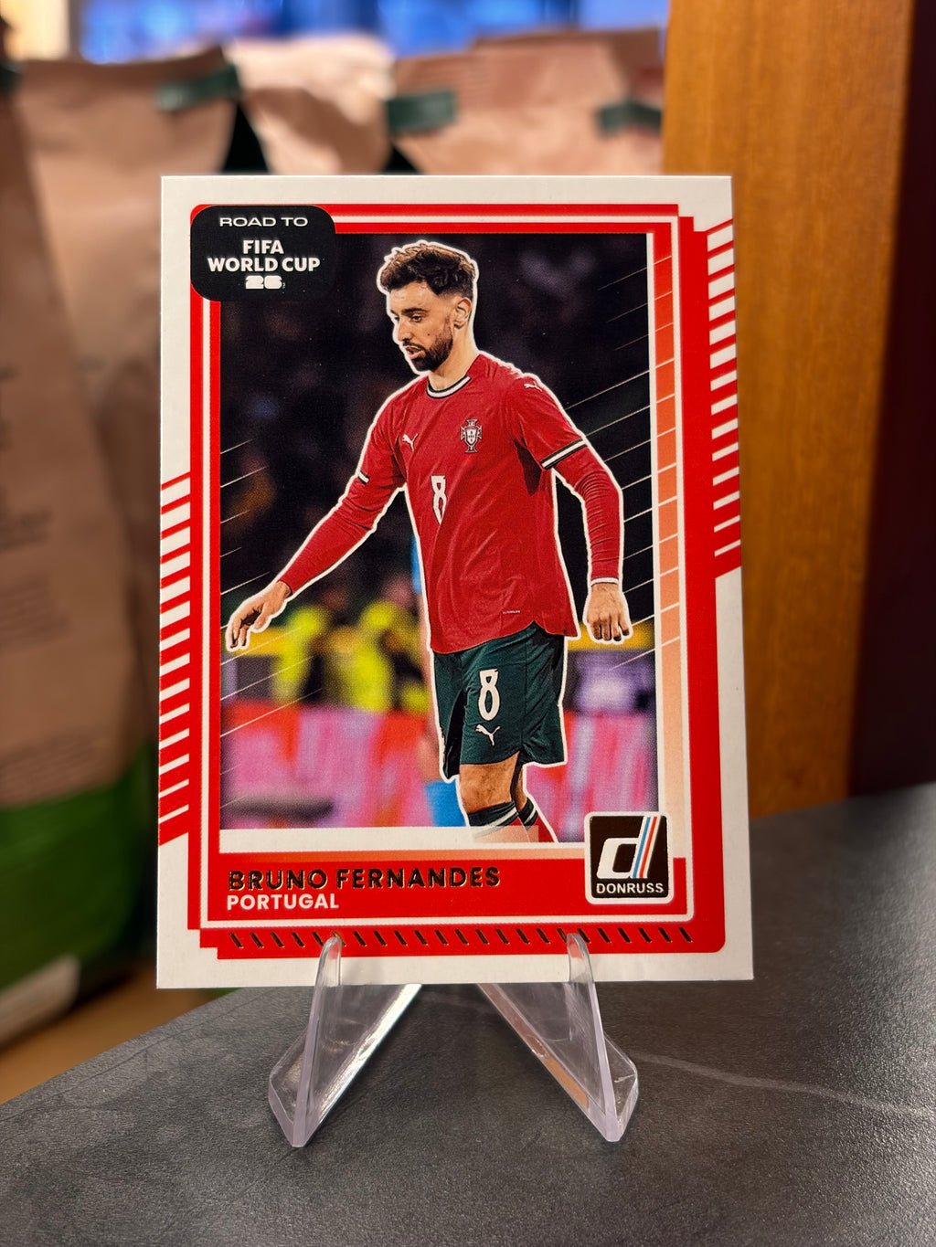 Bruno Fernandes — Panini Donruss Road to FIFA World Cup 2026 (No. 90), base
