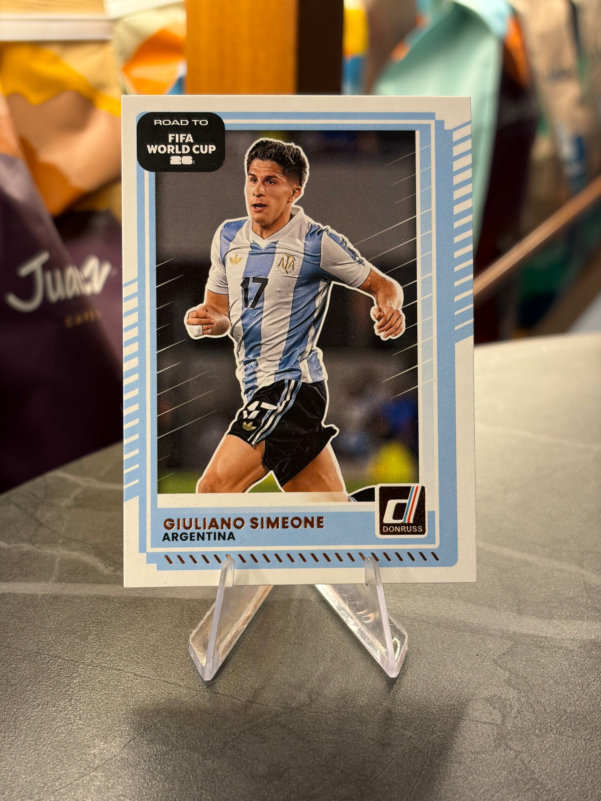 Giuliano Simeone — Panini Donruss Road to FIFA World Cup 2026 (No. 165), base