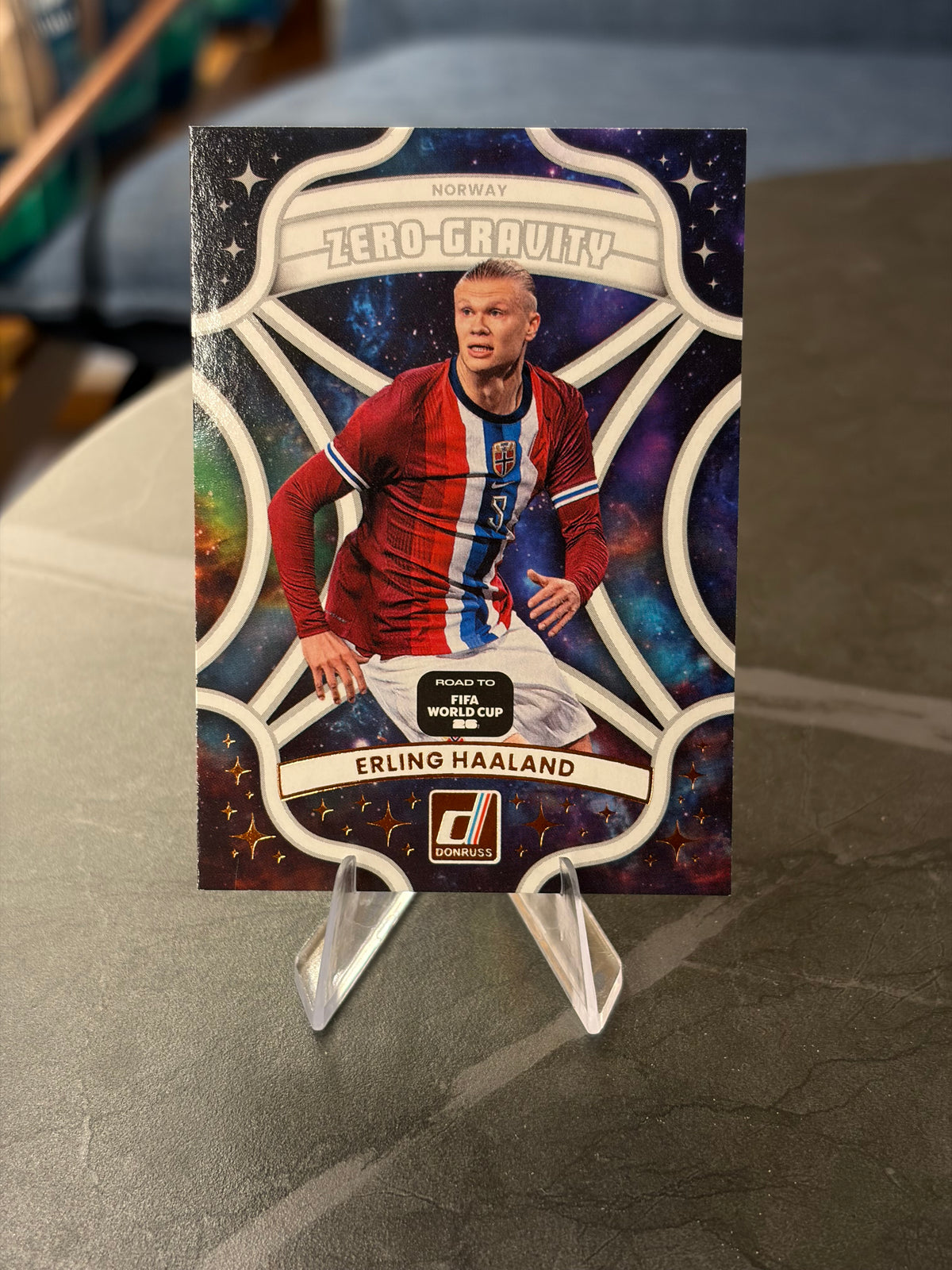 Erling Haaland — Panini Donruss Road to FIFA World Cup 2026 (No. 2), insert Zero Gravity