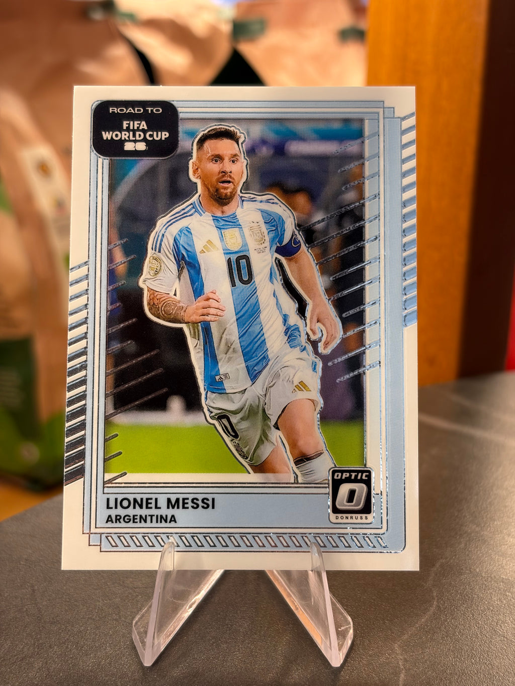 Lionel Messi — Panini Donruss Optic Road to FIFA World Cup 2026 (No. 154), base