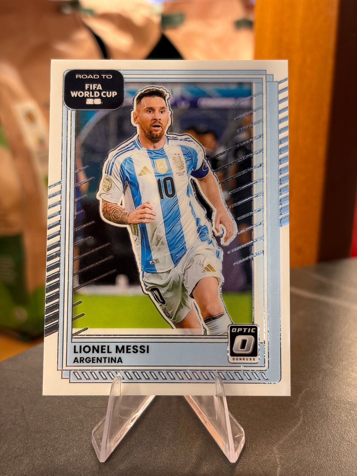 Lionel Messi — Panini Donruss Optic Road to FIFA World Cup 2026 (No. 154), base