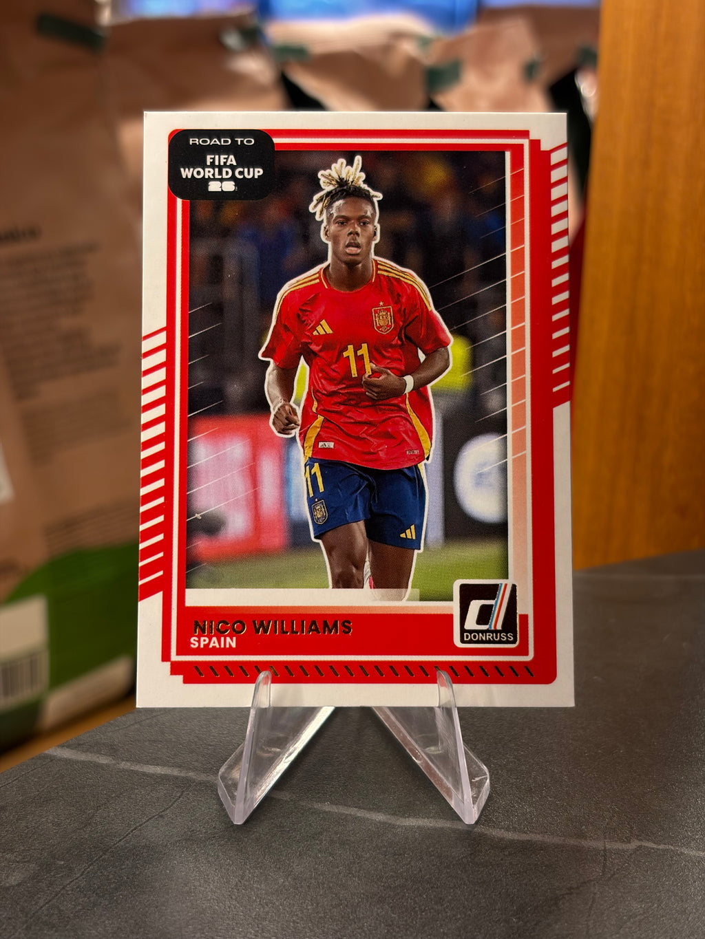 Nico Williams — Panini Donruss Road to FIFA World Cup 2026 (No. 12), base