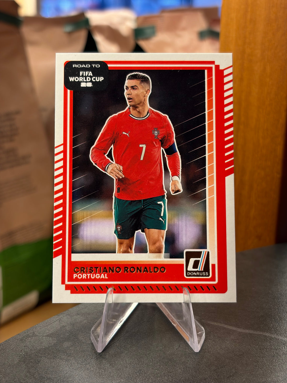 Cristiano Ronaldo — Panini Donruss Road to FIFA World Cup 2026 (No. 91), base
