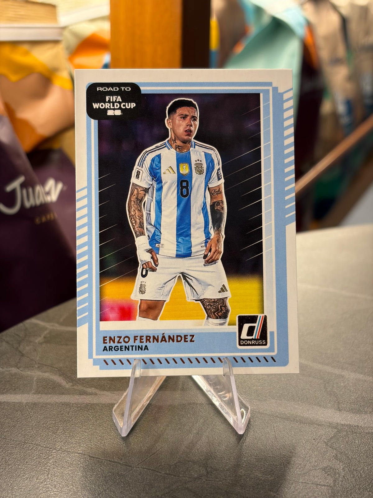 Enzo Fernández — Panini Donruss Road to FIFA World Cup 2026 (No. 158), base