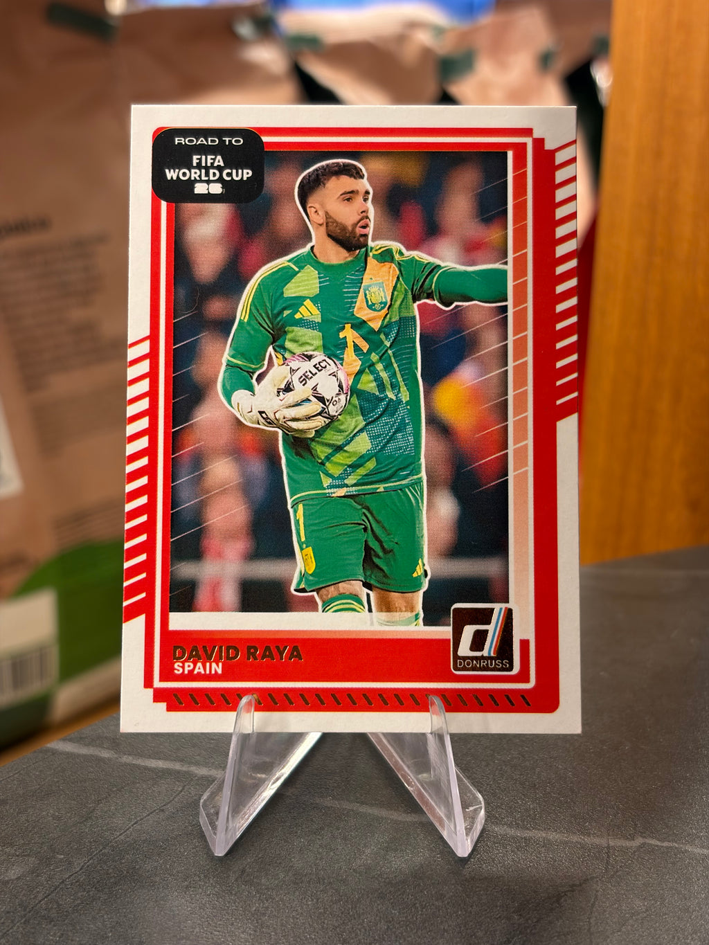 David Raya — Panini Donruss Road to FIFA World Cup 2026 (No. 8), base
