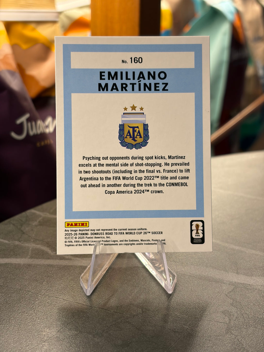 Giuliano Simeone — Panini Donruss Road to FIFA World Cup 2026 (No. 165), base