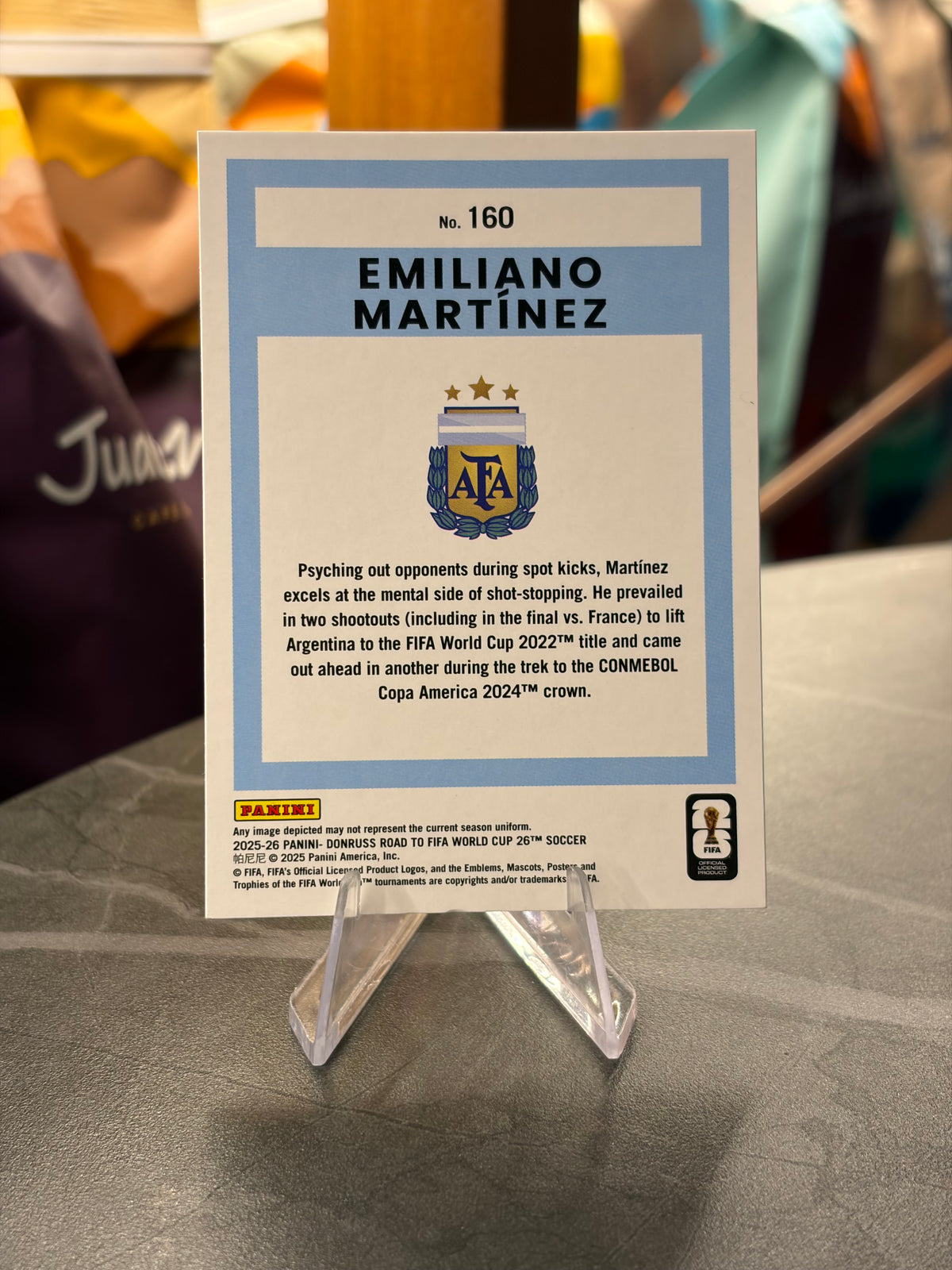 Giuliano Simeone — Panini Donruss Road to FIFA World Cup 2026 (No. 165), base