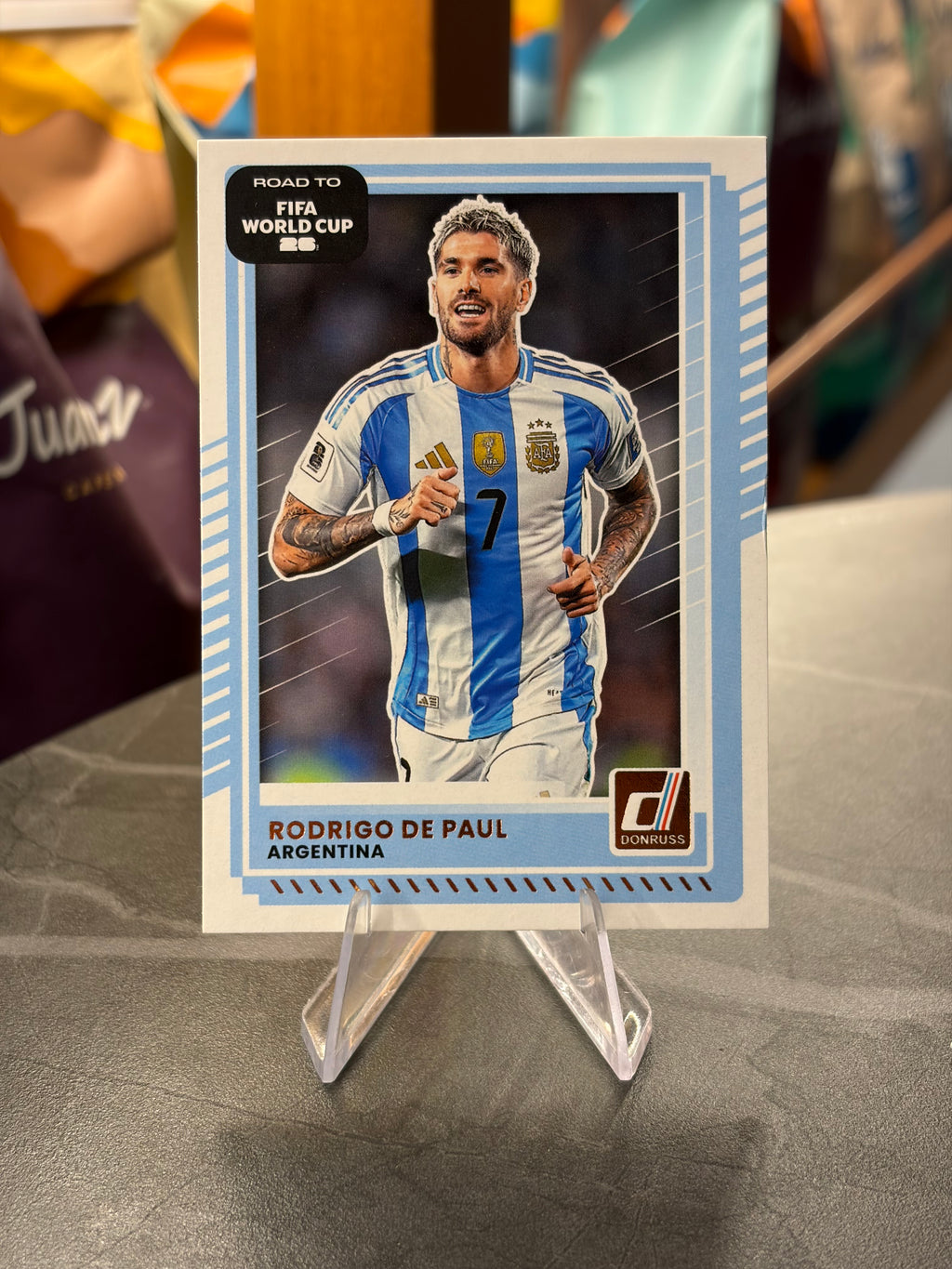 Rodrigo De Paul — Panini Donruss Road to FIFA World Cup 2026 (No. 161), base