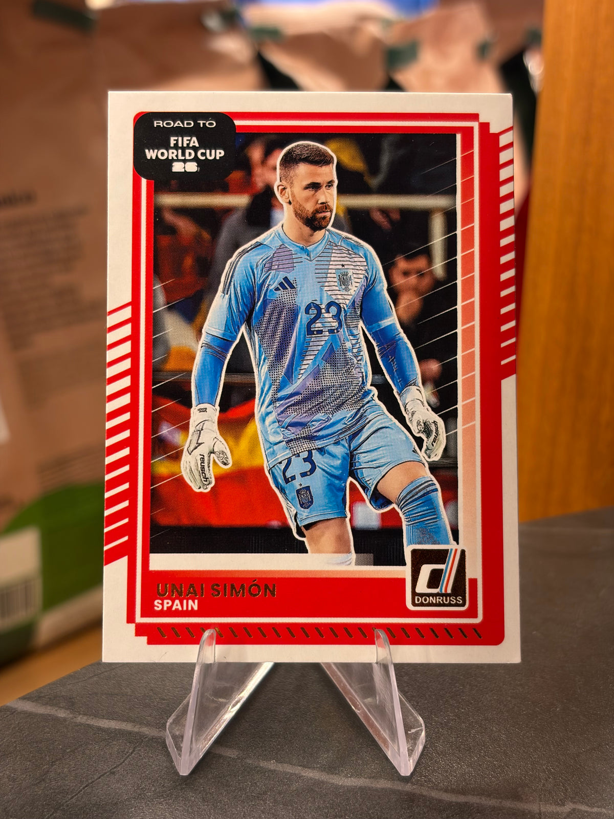 Unai Simón — Panini Donruss Road to FIFA World Cup 2026 (No. 18), base