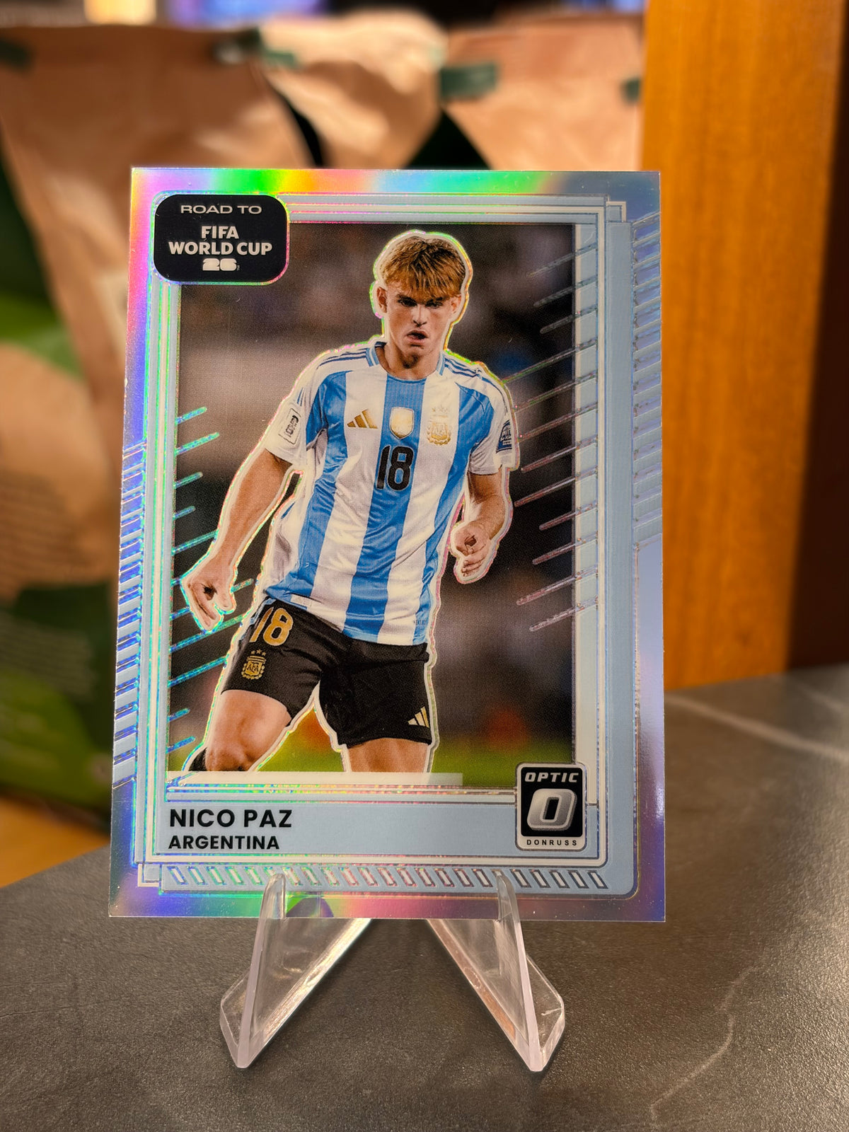 Nico Paz — Panini Donruss Optic Road to FIFA World Cup 2026 (No. 164), base