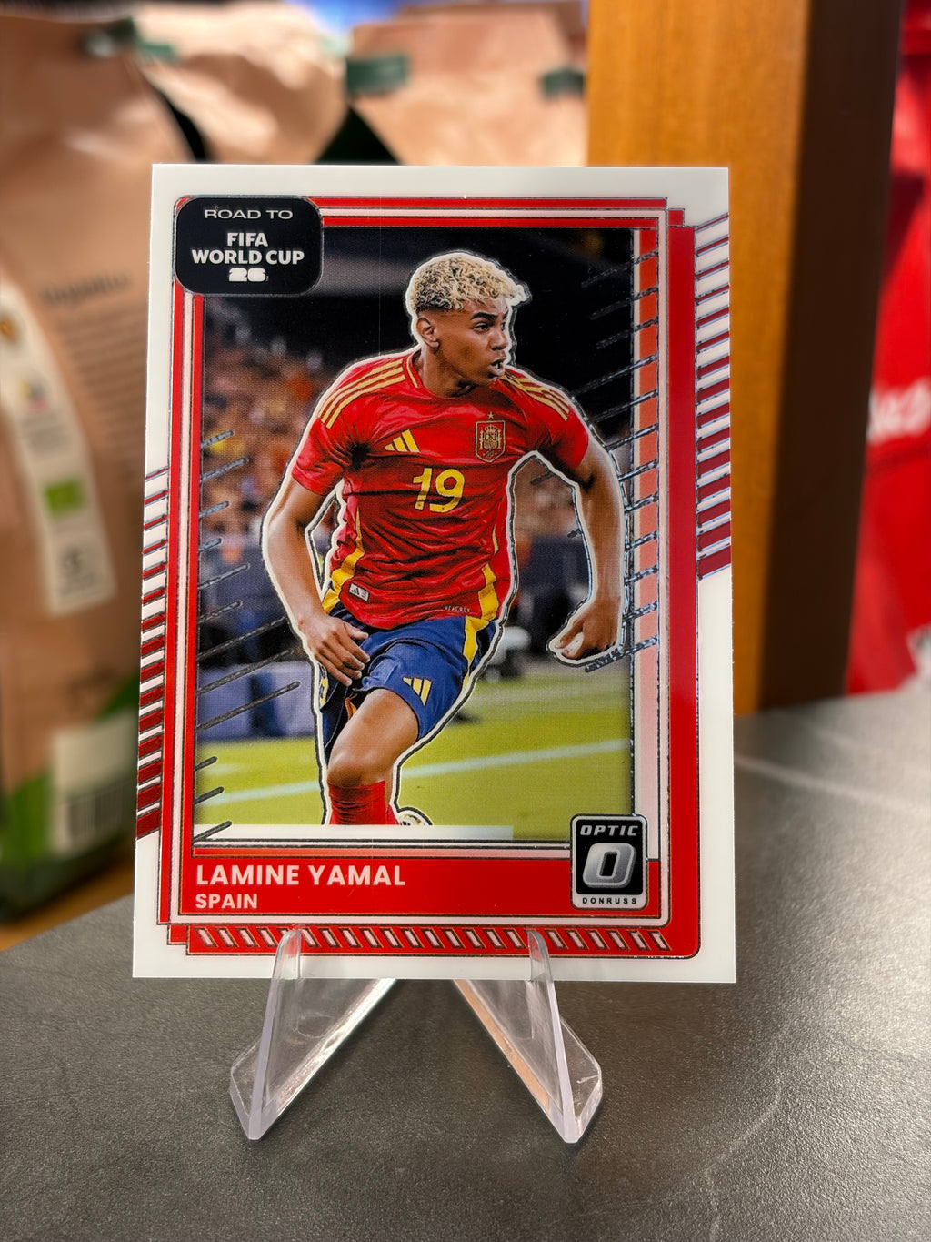 Lamine Yamal — Panini Donruss Optic Road to FIFA World Cup 2026 (No. 10), base