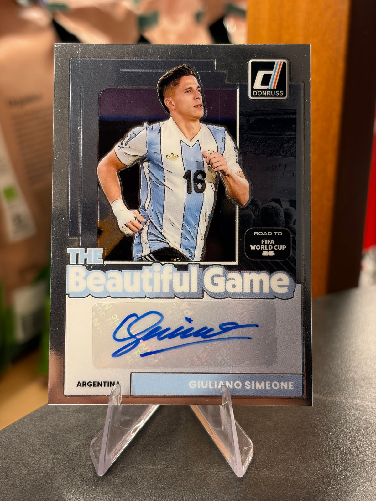 Giuliano Simeone — Panini Donruss Road to FIFA World Cup 2026 (No. BG-GS), The Beautiful Game Silver