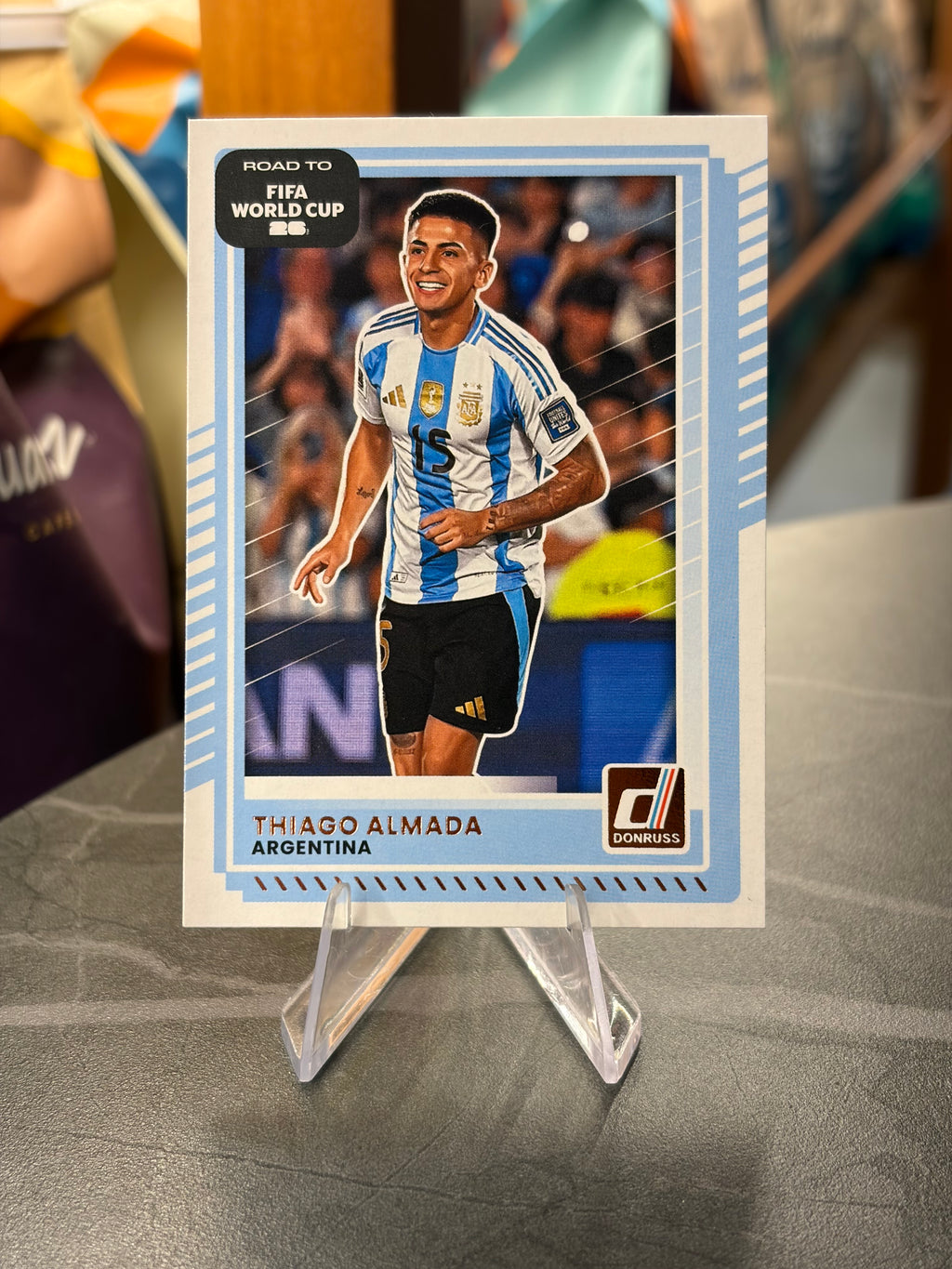 Thiago Almada — Panini Donruss Road to FIFA World Cup 2026 (No. 155), base