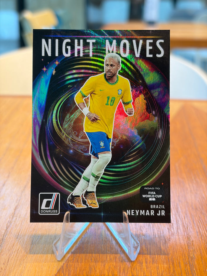 Neymar Jr — Panini Donruss Road to FIFA World Cup 2026, insert Night Moves (No. 22)