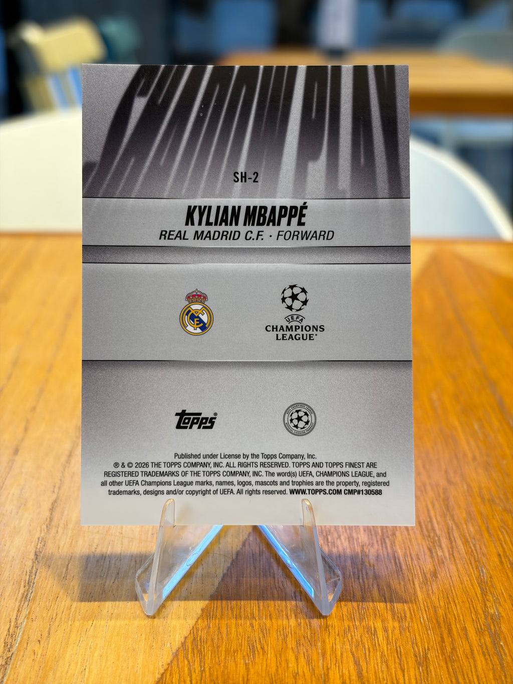 Kylian Mbappé — Topps Finest UEFA Champions League (SH-2)